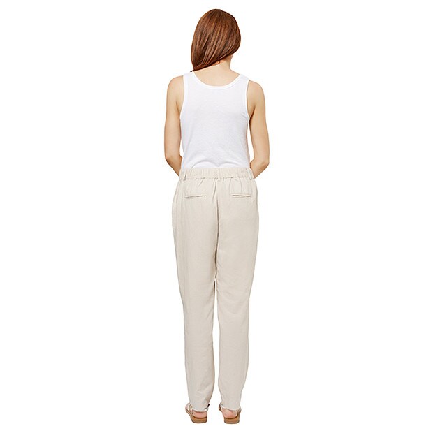 Life & Style Linen Harem Pants Stone Target Australia