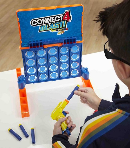 Connect 4 Blast! Game - Powered by NERF