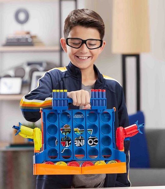 Connect 4 Blast! Game - Powered by NERF