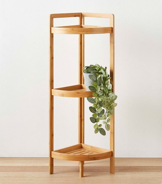Bamboo Standing Corner Caddy