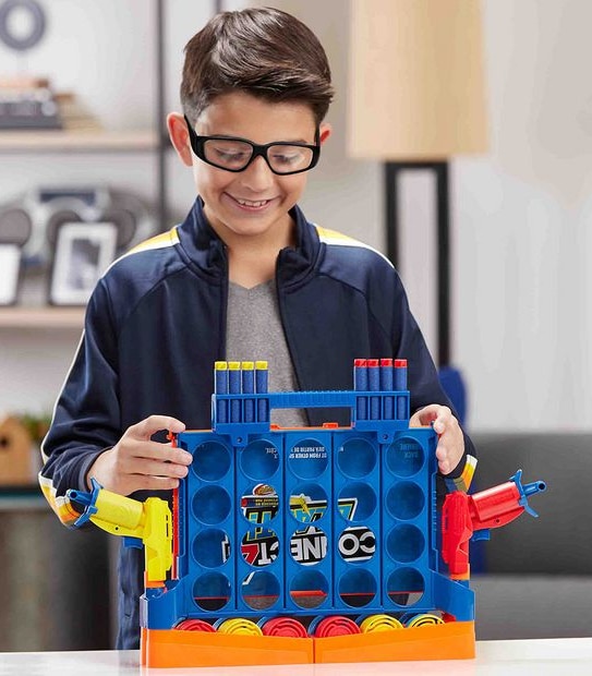 Connect 4 Blast! Game - Powered by NERF