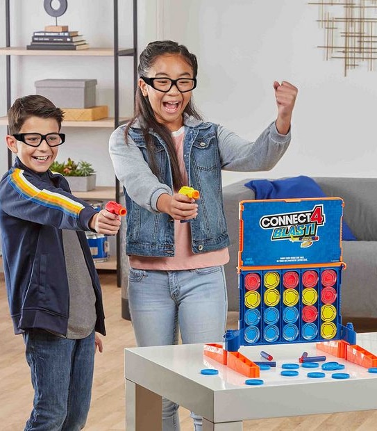Connect 4 Blast! Game - Powered by NERF