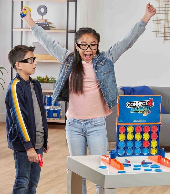 Connect 4 Blast! Game - Powered by NERF