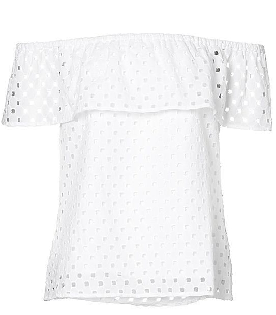 Lily Loves Anglaise Off The Shoulder Top