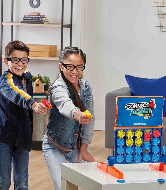 Connect 4 Blast! Game - Powered by NERF