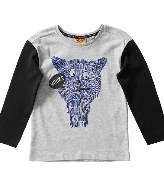 MOOKS Long Sleeve Logo Face Top 1 of 3