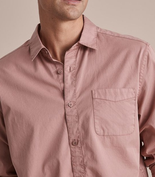Long Sleeve Garment Dye Shirt