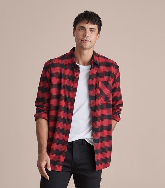 Long Sleeve Flannelette Shirt