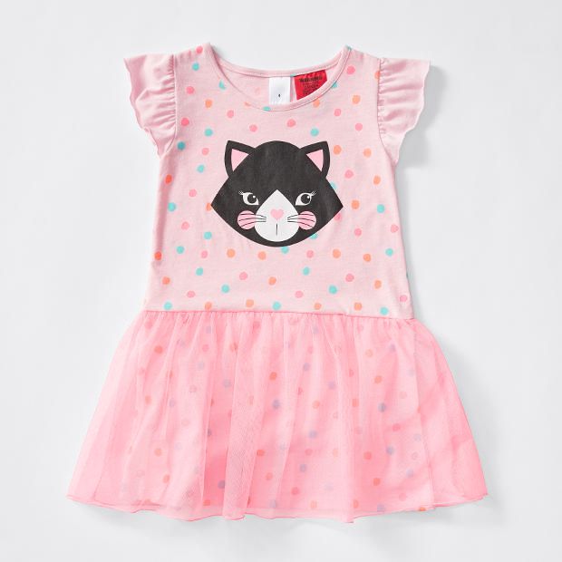 Halloween Cat Nightie With Tulle Skirt Halloween Cat Nightie With Tulle Skirt
