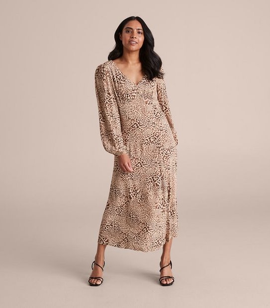 Dannii Minogue Petites Animal Print Dress