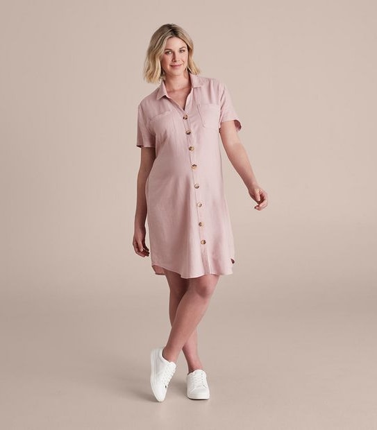 Maternity Shirt Dress