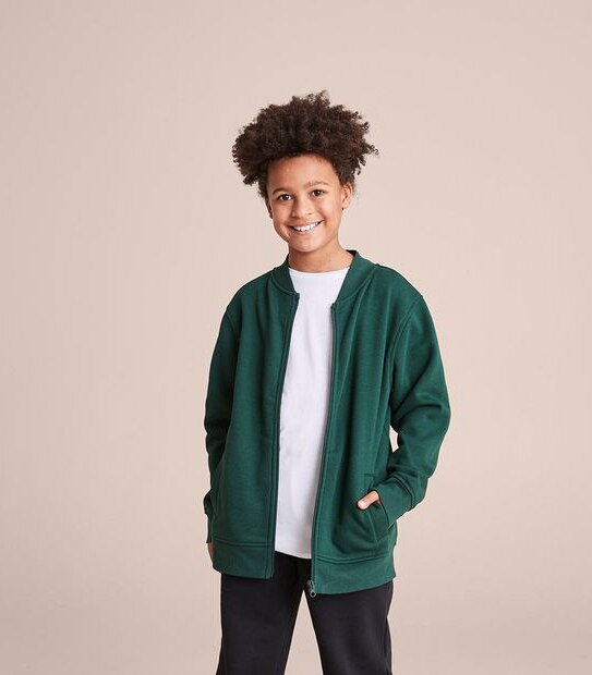 School Bomber Fleece Jacket