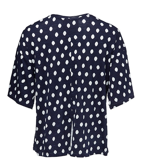 Kimono T-Shirt - Navy Spot 2 of 3