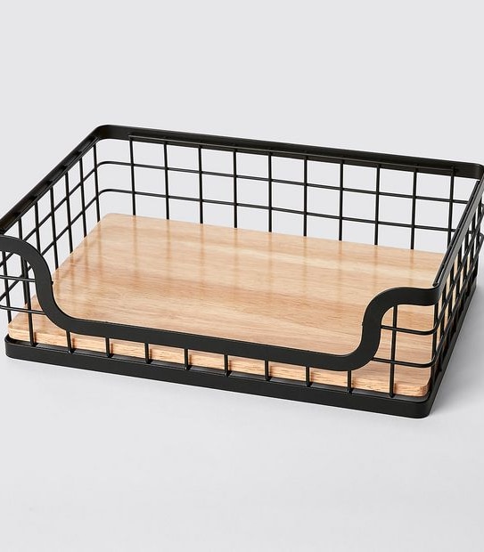 Small Stackable Basket - Black