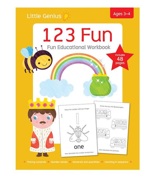 Little Genius 123 Fun Learning Workbook