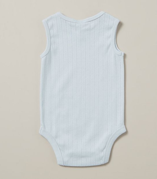 Baby Organic Cotton Pointelle Bodysuit