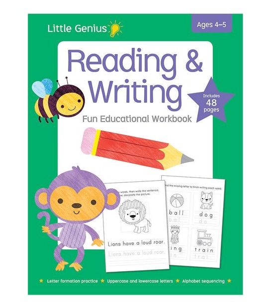 Little Genius Reading and Writing Learning Workbook