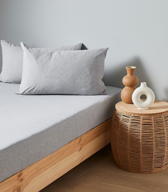 Emerson Jersey Fitted Sheet with Pillowcase