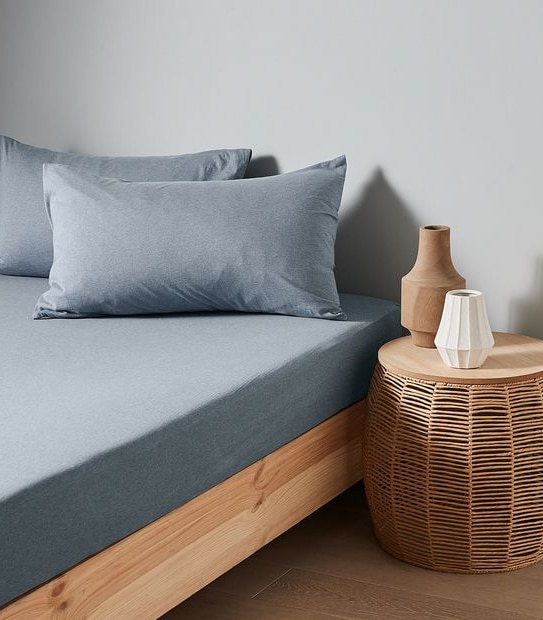 Emerson Jersey Fitted Sheet with Pillowcase