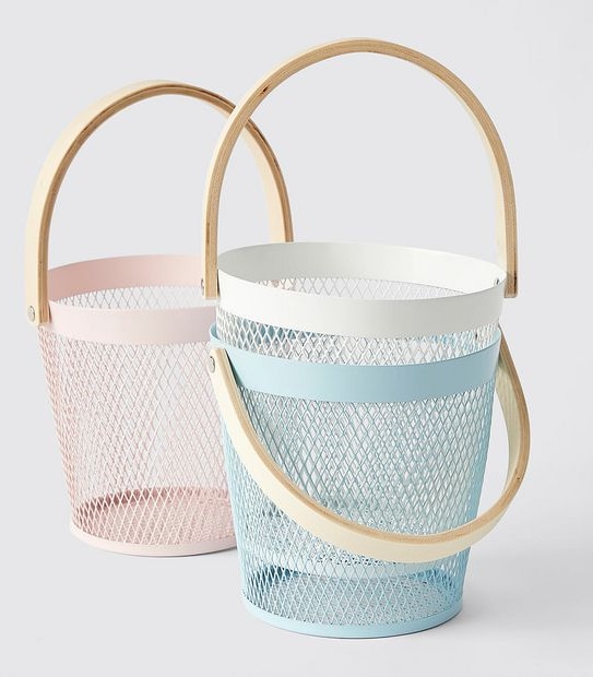 Easter Metal Wire Baskets - Assorted
