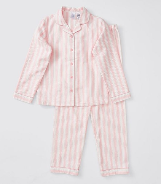 Girls Flannelette Pyjama Set - Pink