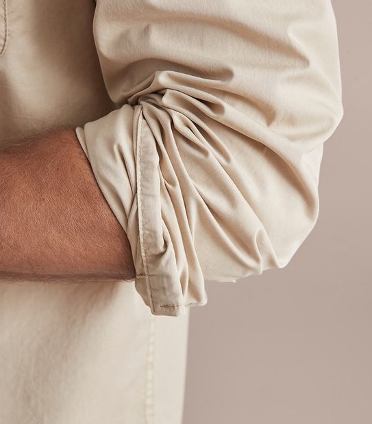 Long Sleeve Garment Dye Shirt