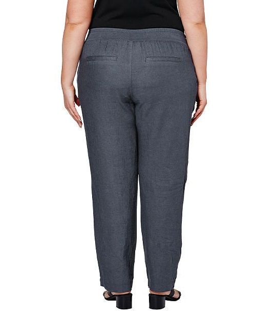 Belle Curve Drawstring Linen Pants