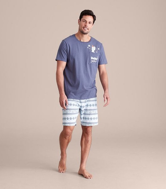 Mens Disney Frozen Family Matching Pyjama Set
