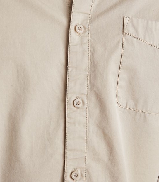 Long Sleeve Garment Dye Shirt