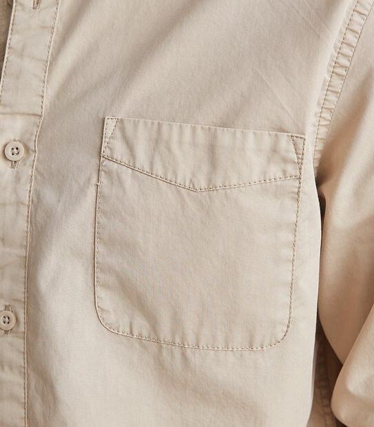 Long Sleeve Garment Dye Shirt