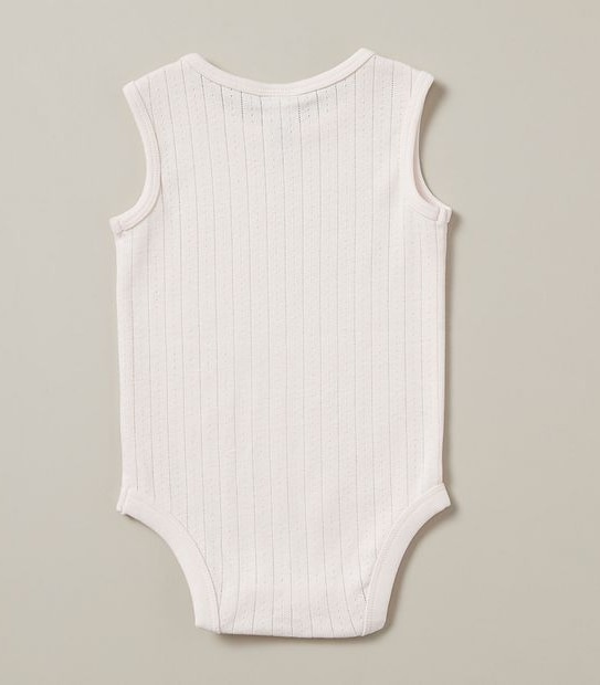 Baby Organic Cotton Pointelle Bodysuit