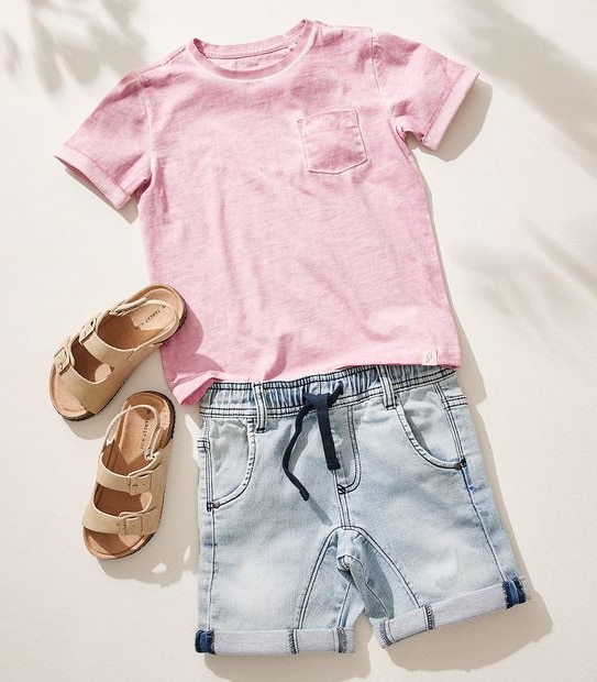 Pull on Wonder Denim Shorts