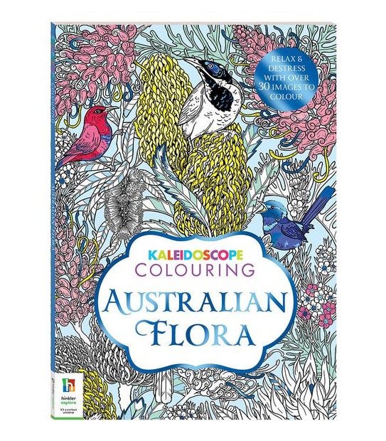 Kaleidoscope Colouring: Australian Flora