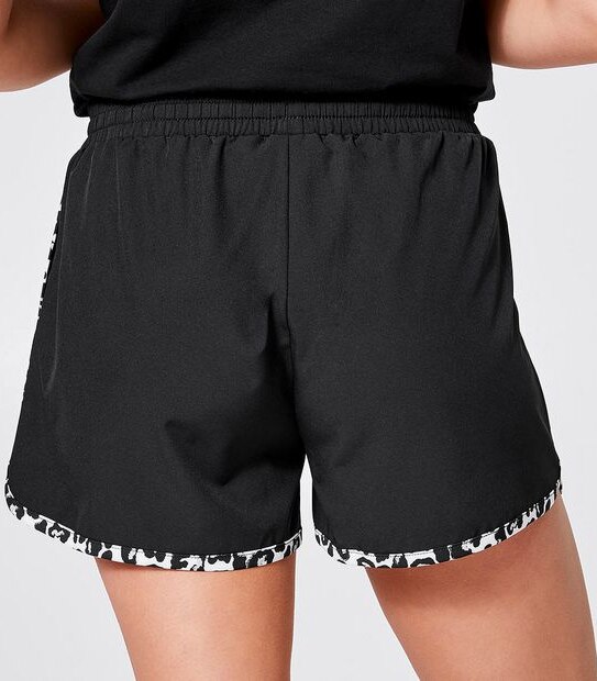 Fila Augusta Shorts - Black/Leopard