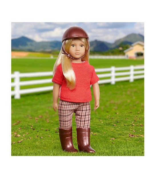 Lori Briella's Truck & Trailer Set Mini Doll, Car, Horse & Trailer