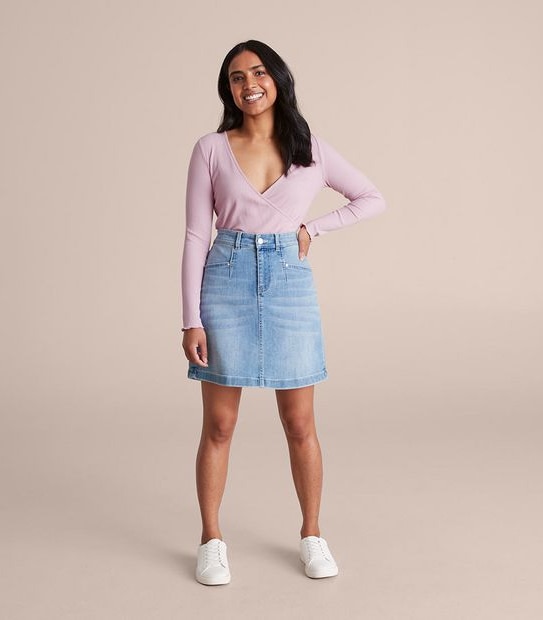 Dannii Minogue Petites Denim Skirt