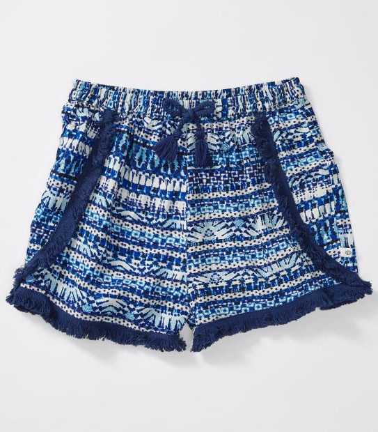 Piping Hot Dolphin Hem Shorts