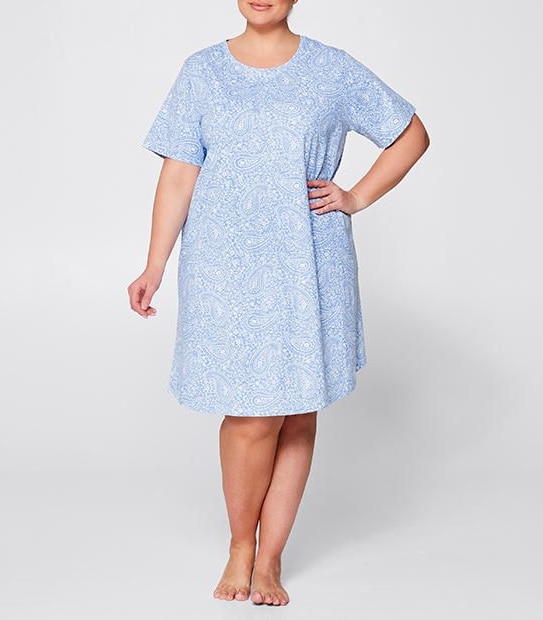 Belle Curve Paisley Nightie