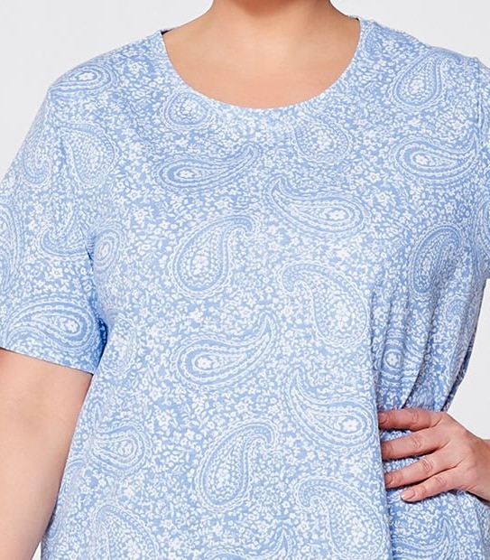 Belle Curve Paisley Nightie