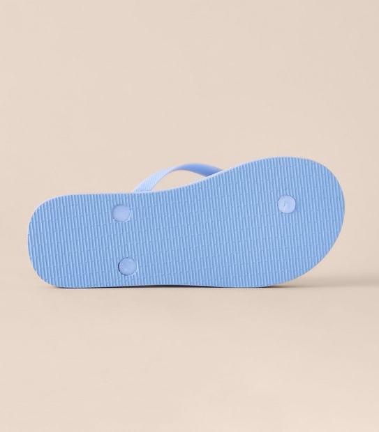 Fila Womens Pozzuoli Blue Spliced Stripe Thongs