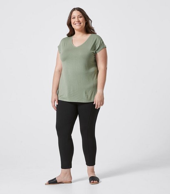Belle Curve Ponte Leggings