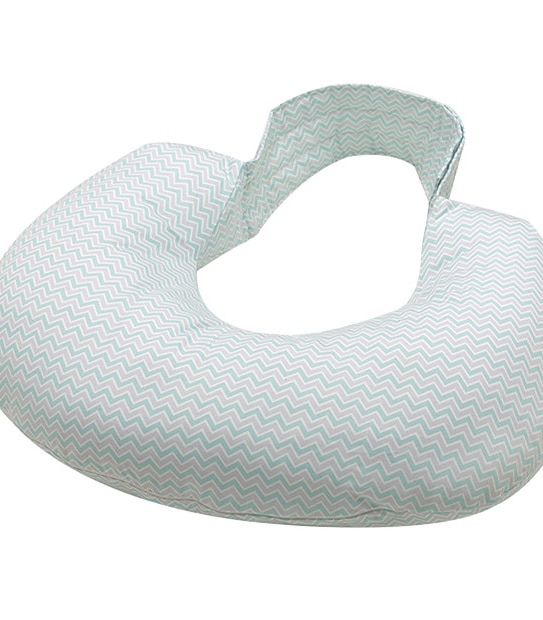 Feeding Cushion Chevron Grey/Yellow