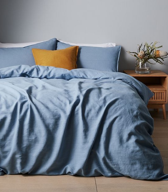Lilah Linen Quilt Cover Set