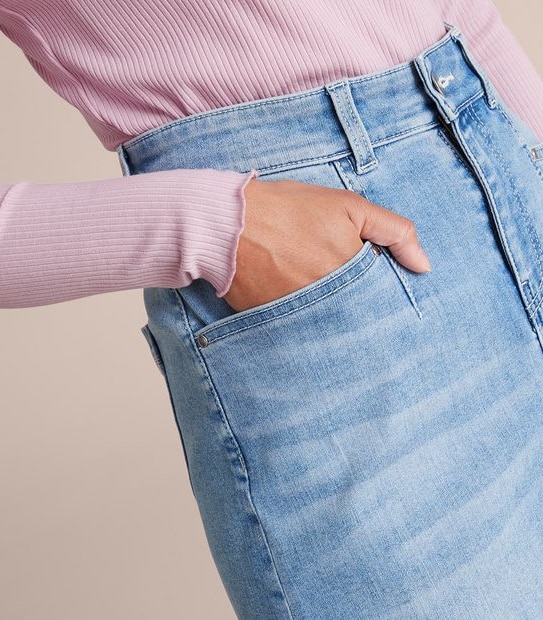 Dannii Minogue Petites Denim Skirt