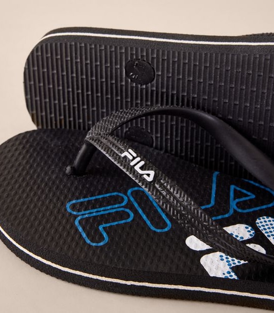 Fila Kids Ravenna Navy Logo Thongs