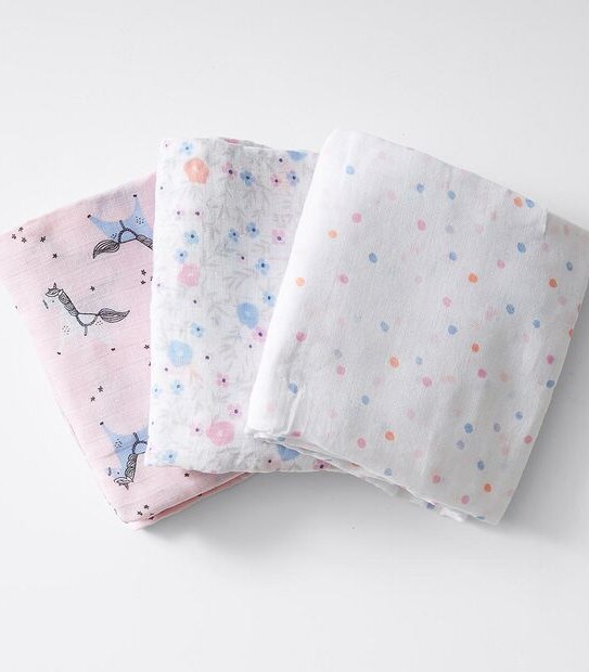 3 Pack Muslin Wraps
