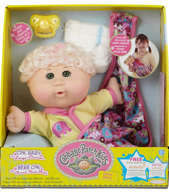 Cabbage Patch Kids Babies with Soft Carrier - Blonde