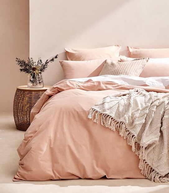 Arlo Stonewash 2 Pack Pillowcases