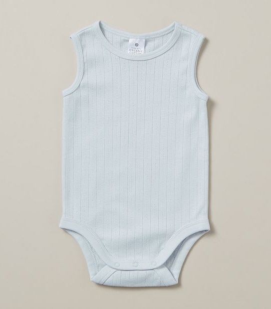 Baby Organic Cotton Pointelle Bodysuit