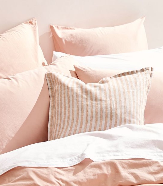 Gigi Striped Linen Cushion